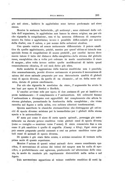 Folia medica periodico trimensile di patologia e clinica medica