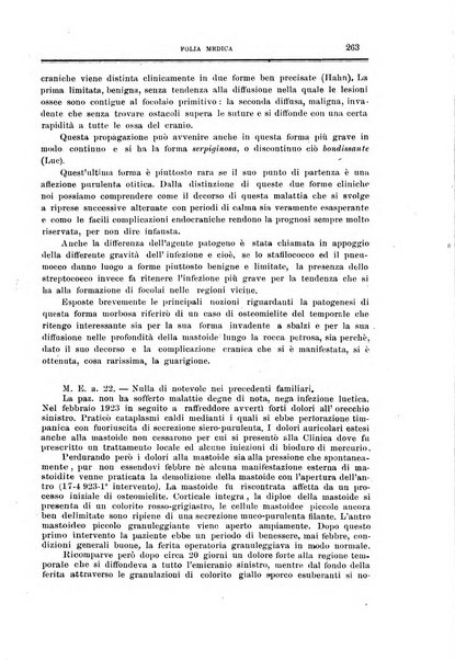 Folia medica periodico trimensile di patologia e clinica medica