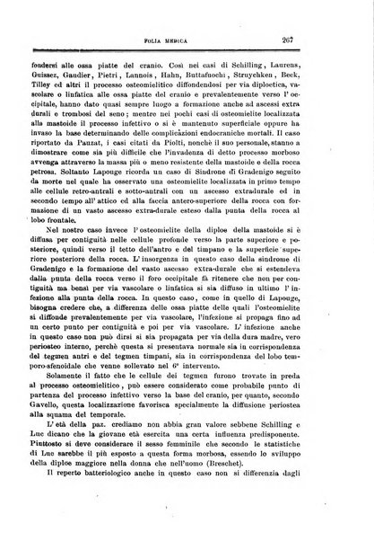 Folia medica periodico trimensile di patologia e clinica medica