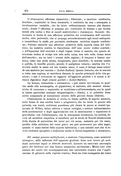 Folia medica periodico trimensile di patologia e clinica medica