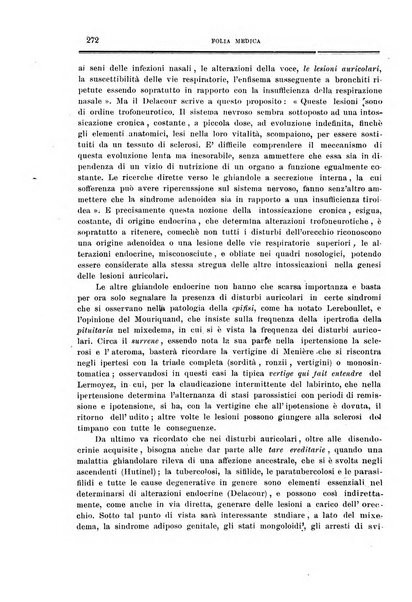 Folia medica periodico trimensile di patologia e clinica medica