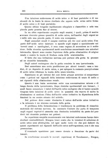 Folia medica periodico trimensile di patologia e clinica medica