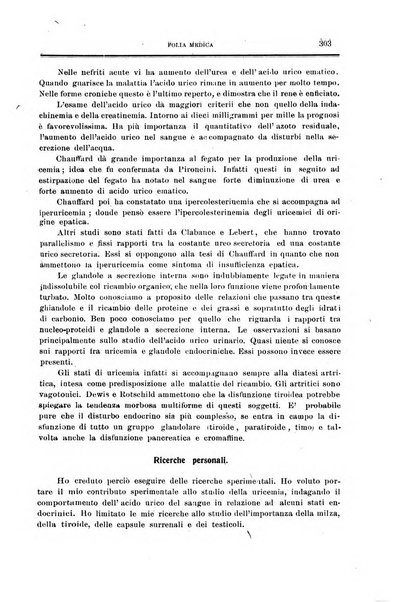 Folia medica periodico trimensile di patologia e clinica medica