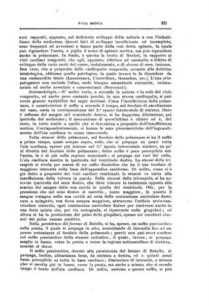 Folia medica periodico trimensile di patologia e clinica medica