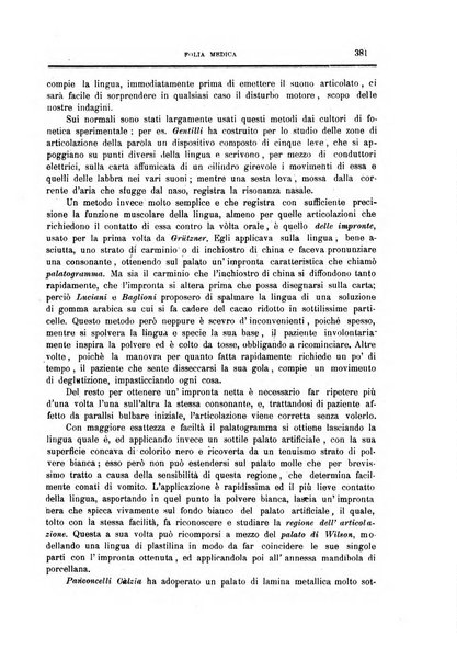 Folia medica periodico trimensile di patologia e clinica medica