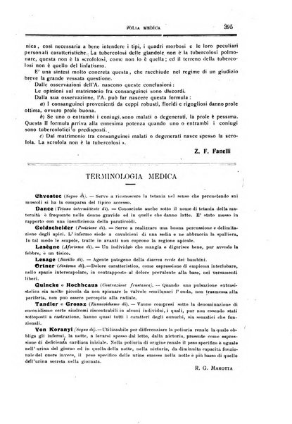 Folia medica periodico trimensile di patologia e clinica medica