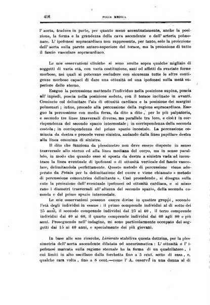 Folia medica periodico trimensile di patologia e clinica medica