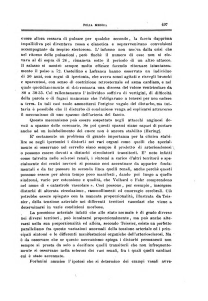 Folia medica periodico trimensile di patologia e clinica medica