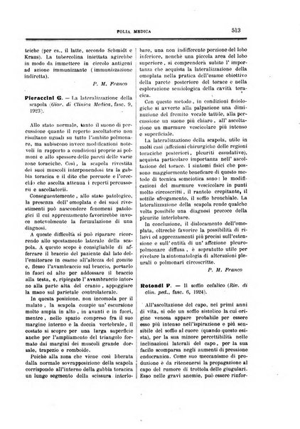 Folia medica periodico trimensile di patologia e clinica medica