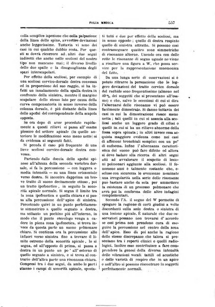 Folia medica periodico trimensile di patologia e clinica medica