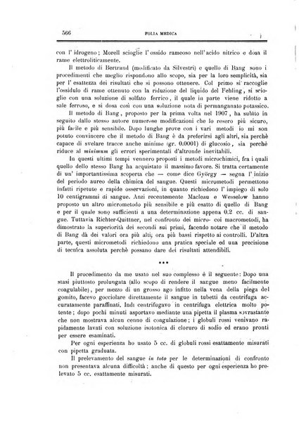 Folia medica periodico trimensile di patologia e clinica medica