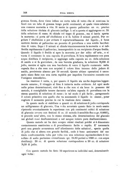 Folia medica periodico trimensile di patologia e clinica medica