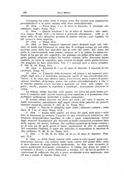 Folia medica periodico trimensile di patologia e clinica medica