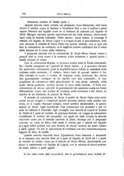 Folia medica periodico trimensile di patologia e clinica medica