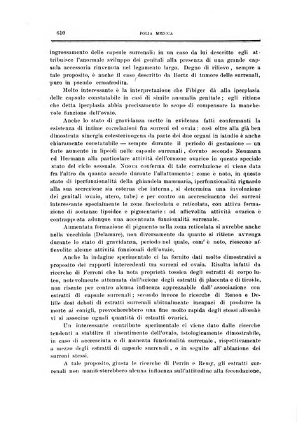 Folia medica periodico trimensile di patologia e clinica medica