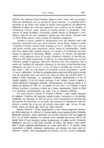 Folia medica periodico trimensile di patologia e clinica medica