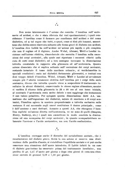 Folia medica periodico trimensile di patologia e clinica medica