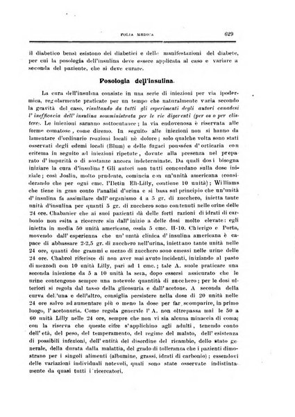 Folia medica periodico trimensile di patologia e clinica medica