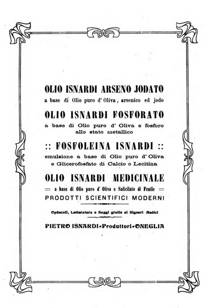 Folia medica periodico trimensile di patologia e clinica medica