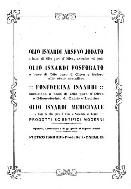 Folia medica periodico trimensile di patologia e clinica medica