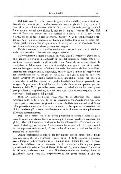 Folia medica periodico trimensile di patologia e clinica medica