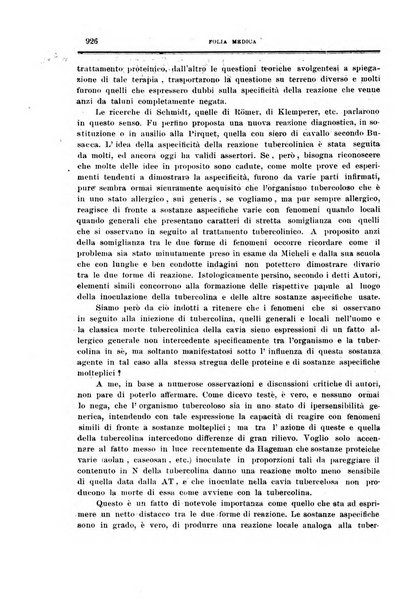 Folia medica periodico trimensile di patologia e clinica medica