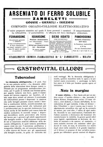 Folia medica periodico trimensile di patologia e clinica medica