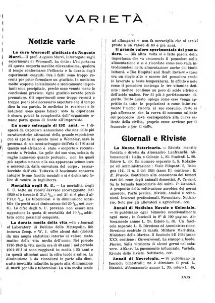 Folia medica periodico trimensile di patologia e clinica medica