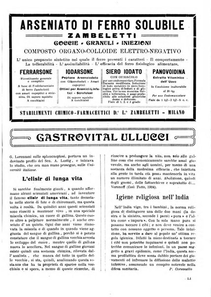 Folia medica periodico trimensile di patologia e clinica medica