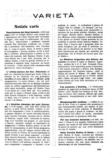 Folia medica periodico trimensile di patologia e clinica medica