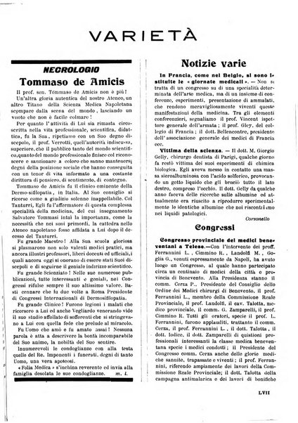 Folia medica periodico trimensile di patologia e clinica medica