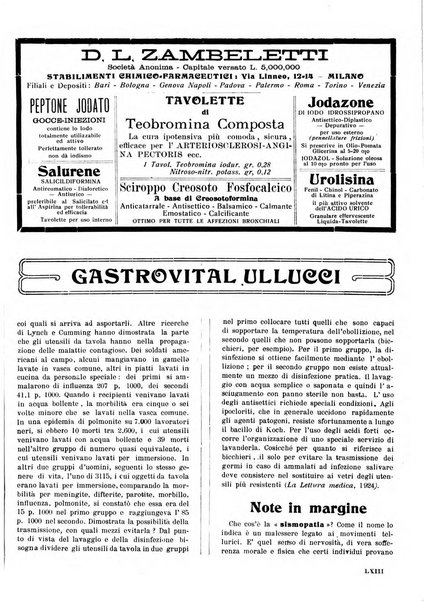 Folia medica periodico trimensile di patologia e clinica medica