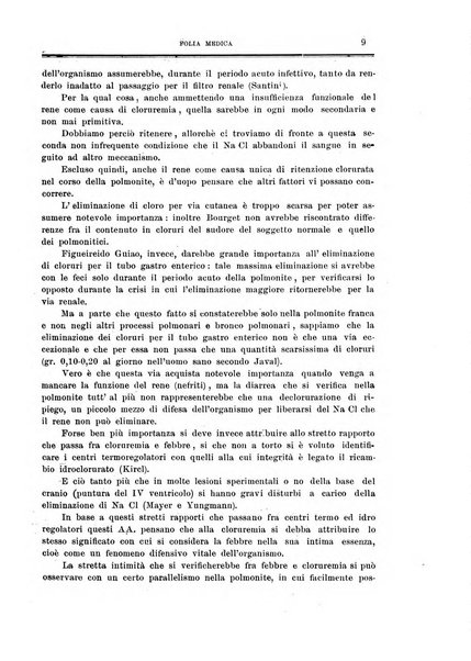 Folia medica periodico trimensile di patologia e clinica medica