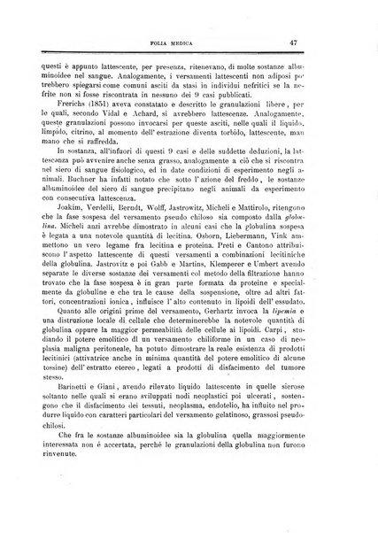 Folia medica periodico trimensile di patologia e clinica medica