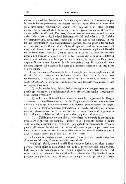 Folia medica periodico trimensile di patologia e clinica medica