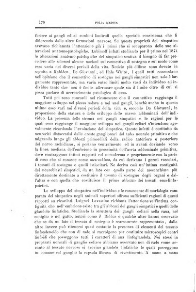 Folia medica periodico trimensile di patologia e clinica medica