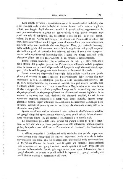 Folia medica periodico trimensile di patologia e clinica medica