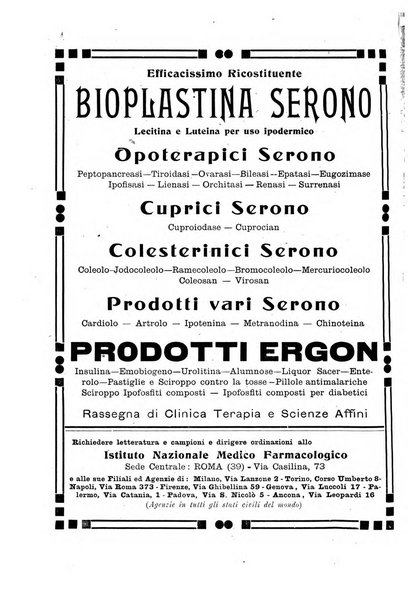 Folia medica periodico trimensile di patologia e clinica medica