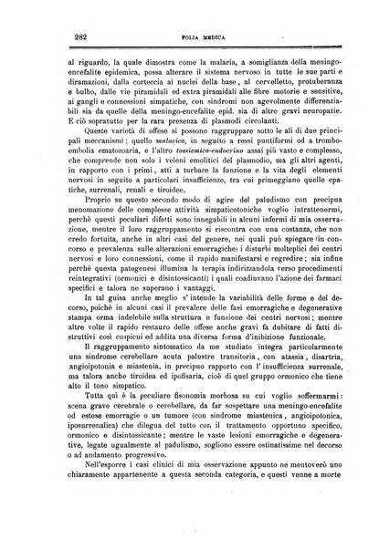 Folia medica periodico trimensile di patologia e clinica medica