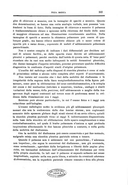 Folia medica periodico trimensile di patologia e clinica medica