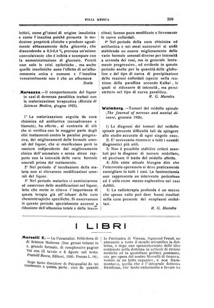 Folia medica periodico trimensile di patologia e clinica medica