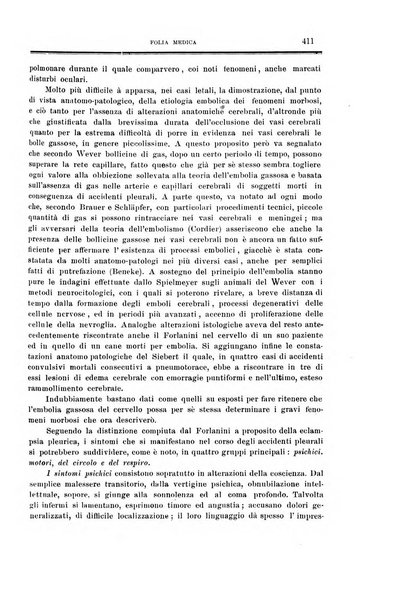 Folia medica periodico trimensile di patologia e clinica medica