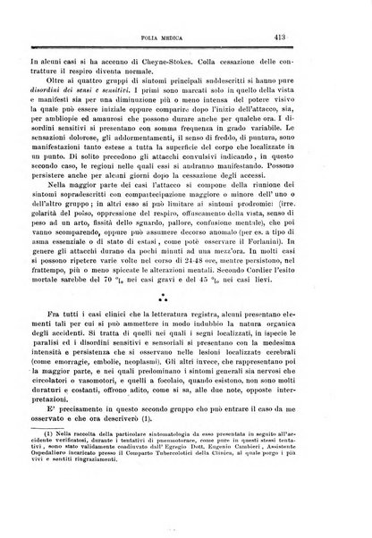 Folia medica periodico trimensile di patologia e clinica medica