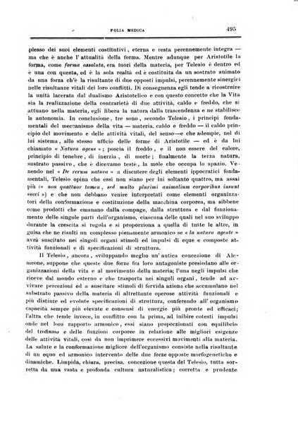 Folia medica periodico trimensile di patologia e clinica medica