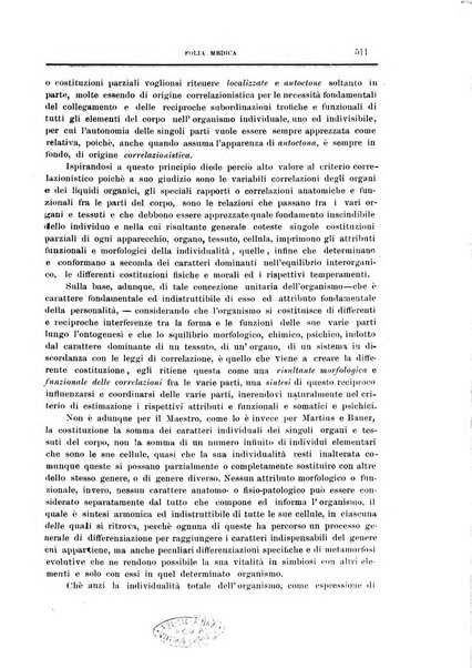 Folia medica periodico trimensile di patologia e clinica medica