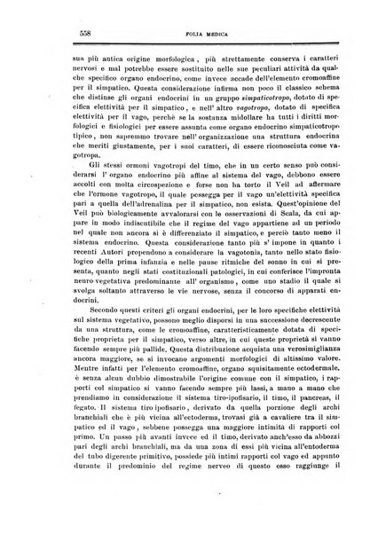 Folia medica periodico trimensile di patologia e clinica medica