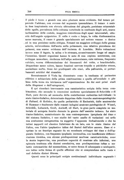 Folia medica periodico trimensile di patologia e clinica medica