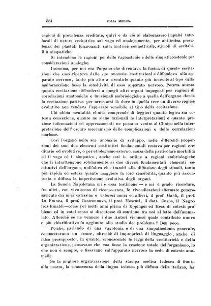 Folia medica periodico trimensile di patologia e clinica medica