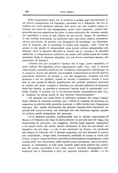 Folia medica periodico trimensile di patologia e clinica medica