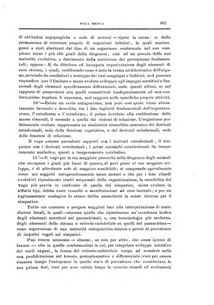 Folia medica periodico trimensile di patologia e clinica medica